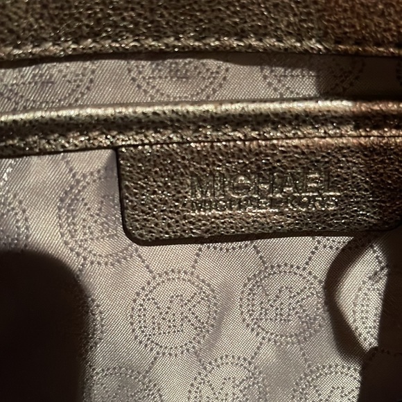 Michael by Michael Kors Silver Soft Leather Satchel - Picture 8 of 10